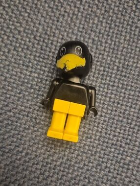 Lego Black and Yellow Bird-Head Minifigure